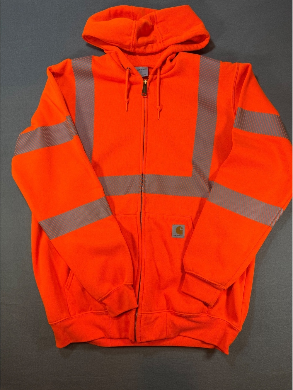 Carhartt Men's High-Visibility Midweight Thermal-Lined Full-Zip Hoodie